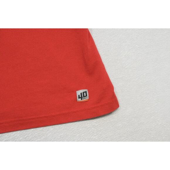 Duluth Trading Co. 40 Grit Polo Shirt Red Rugged Work Mens Size XL - Picture 6 of 9